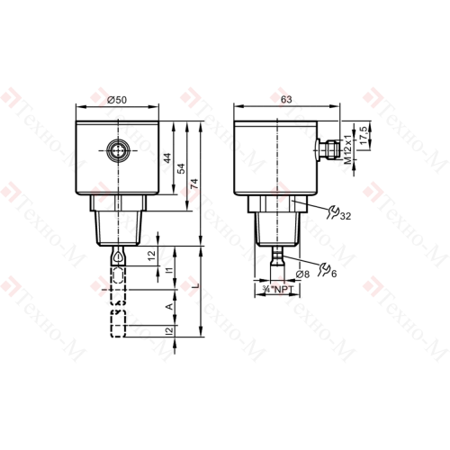 Радарный уровнемер IFM Electronic LR8320