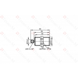 Индуктивный датчик безопасности IFM Electronic GI855S